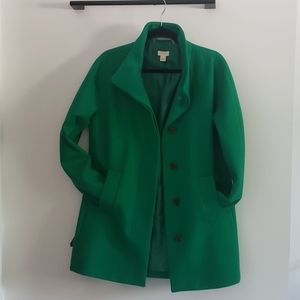 J Crew Kelly Green Pea Coat